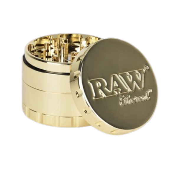 Raw 4pc 2.75in Grinder / Ethereal Gold Plated